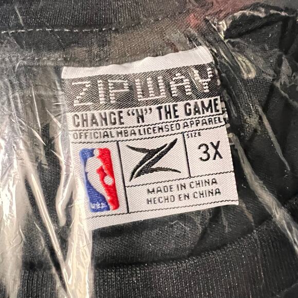 NBA New York Knicks Mens ZipWay Change “N” The Game Cut Off  Tank Size 3X Black - Picture 10 of 11